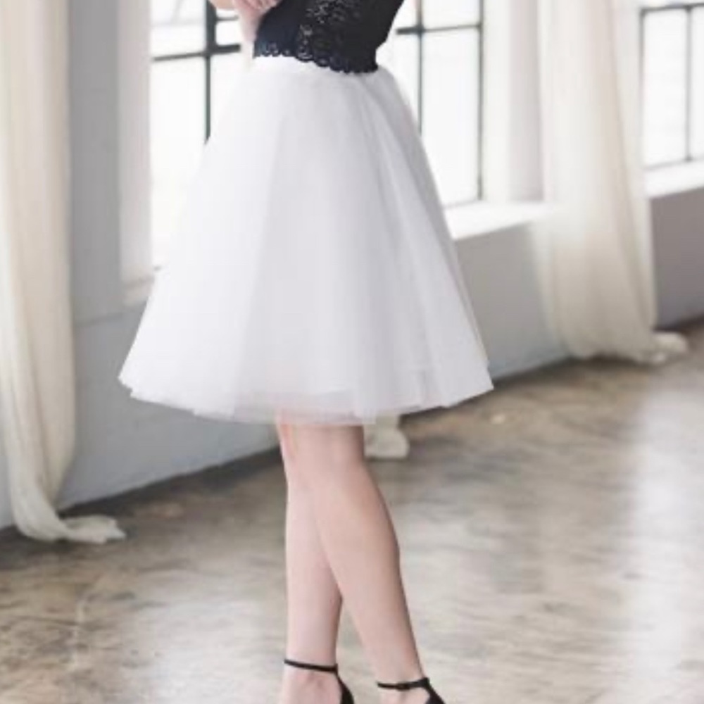 Tulle Skirt by Space 46 - ivory - 22"